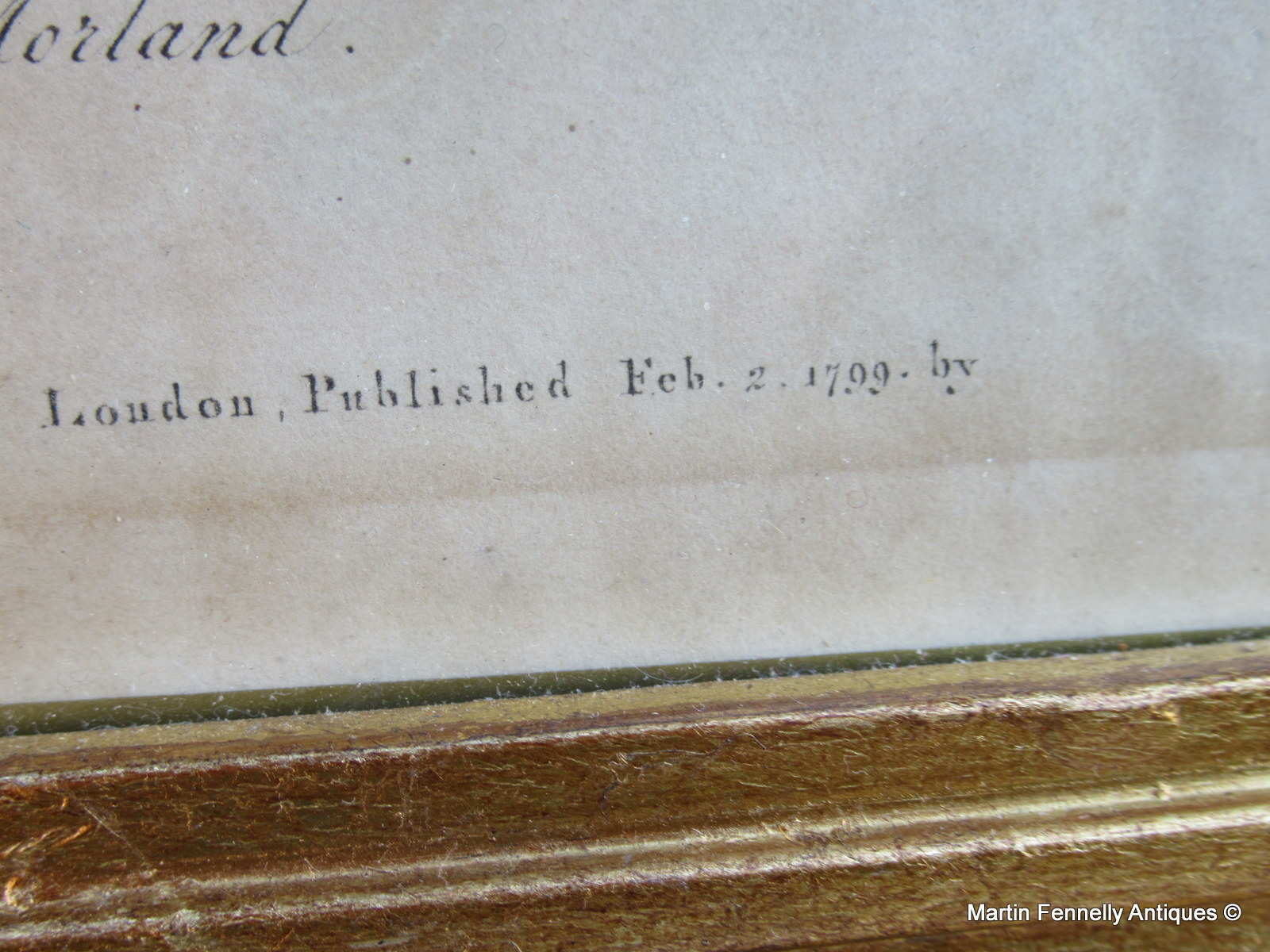 191 Pair Hand Coloured Stipple Engravings - Original by G Morland 1799 - Image 7