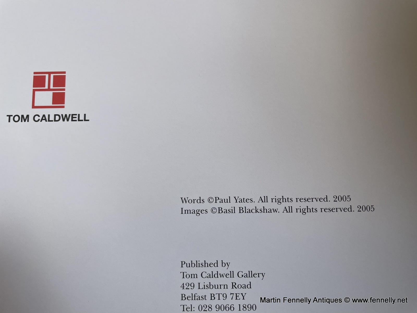 087 Mourne By Basil Blackshaw And Paul Yates - First Edition 2005 - Image 6