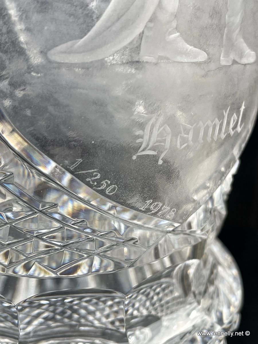 244 Waterford Crystal Limited Edition Vase - Hamlet - 1978 - Image 4