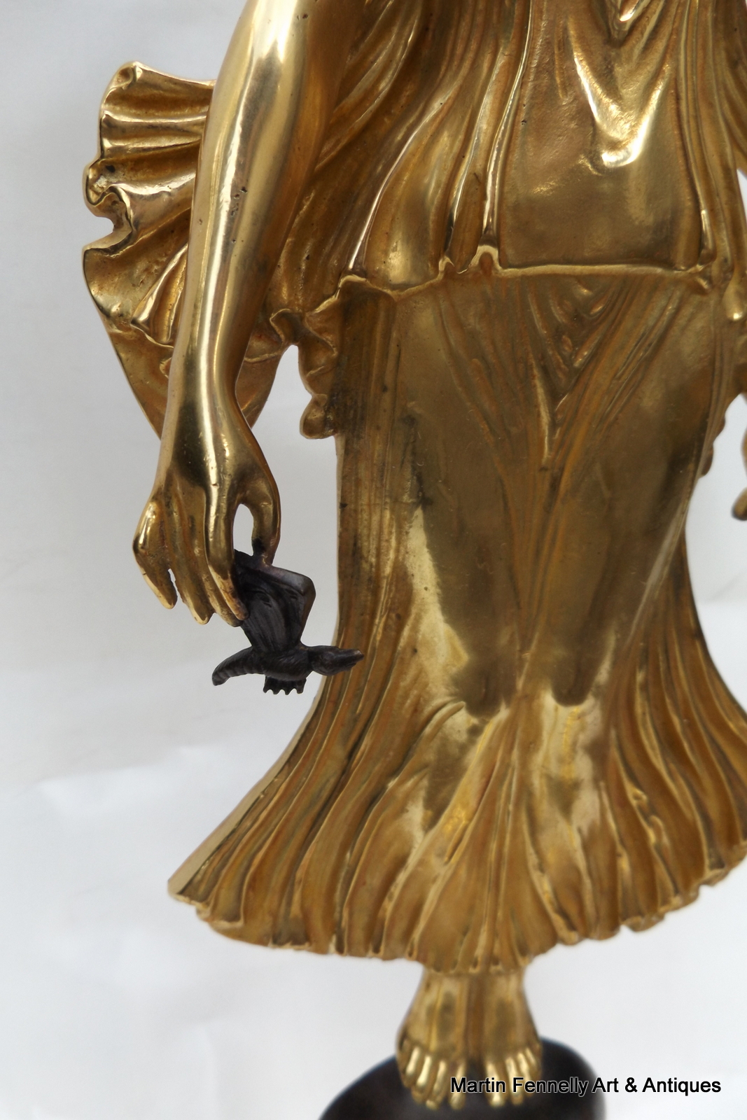 076 Sold Huge Pair French Bronze and Ormolu Wall Sconces - Circa 1890 - Image 4