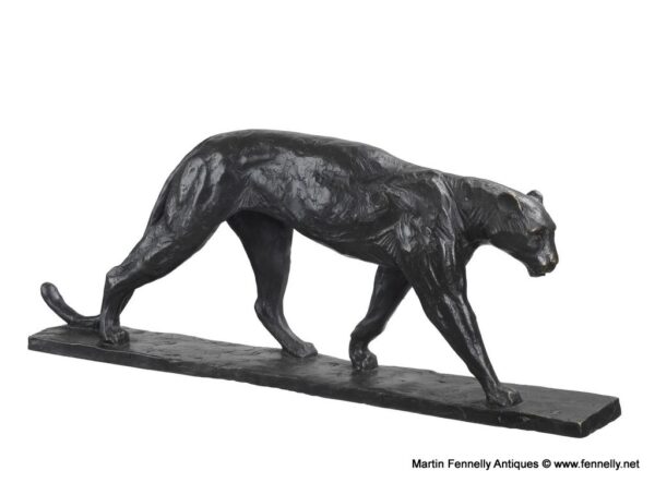 M123 Bronze Statue of Jaguar - Heavy - Art Deco - Bugatti