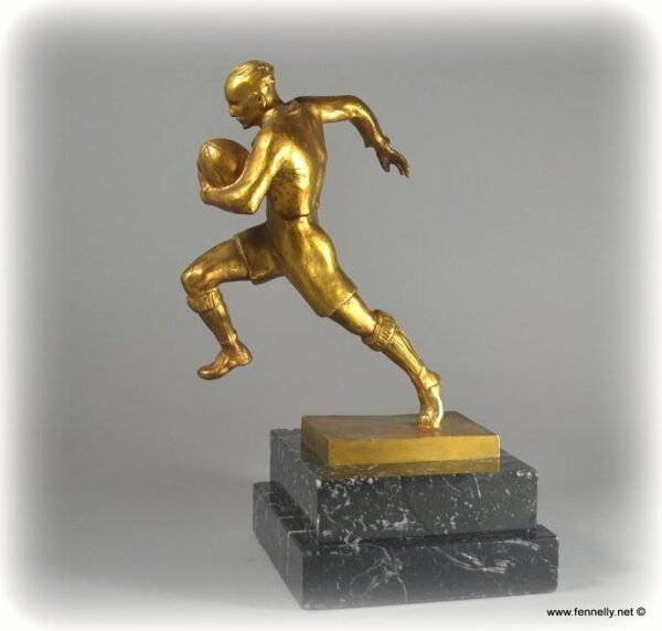 373 Edouard Fraisse (1880-1956) - Bronze - Touchdown Sprint