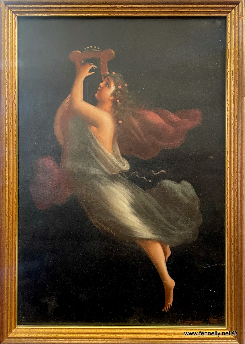 293 Set of Four Italian Paintings Studio of Michelangelo Maestri - Image 4