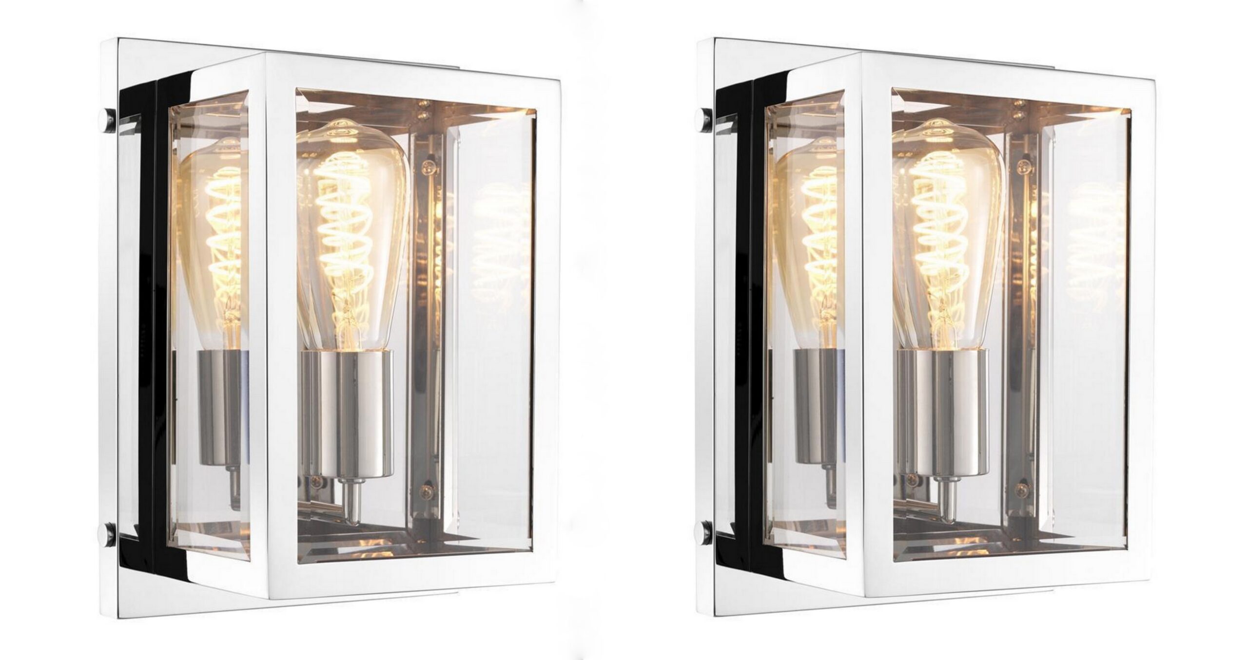 M053 Pair of Odeon Wall Lights - Nickel - Eichholtz