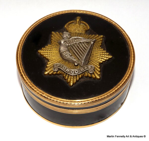 765 Sold Regal Irish Trinket Box with Aristocratic Provenance - Circa 1810