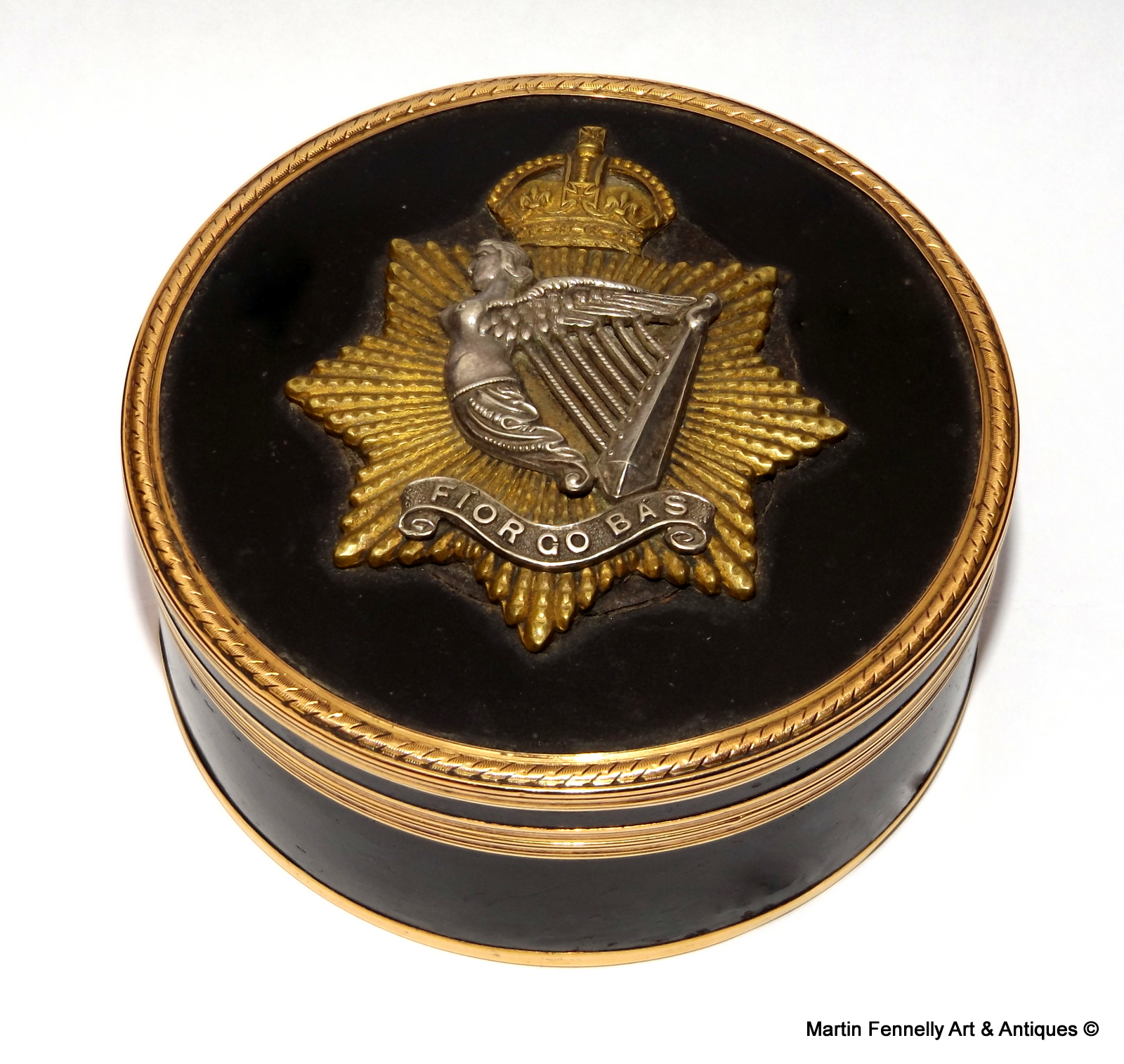 765 Sold Regal Irish Trinket Box with Aristocratic Provenance - Circa 1810