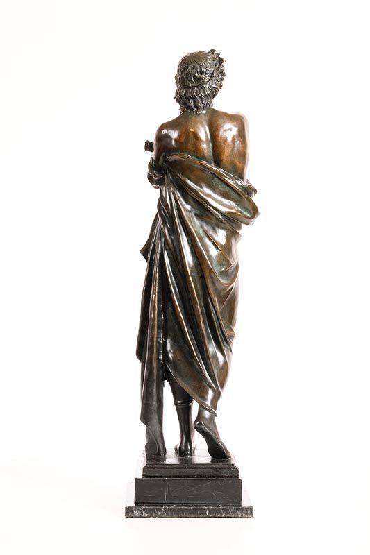 789 Large Bronze of Virgil after Jules Dalou - Early 20th Century - Image 3