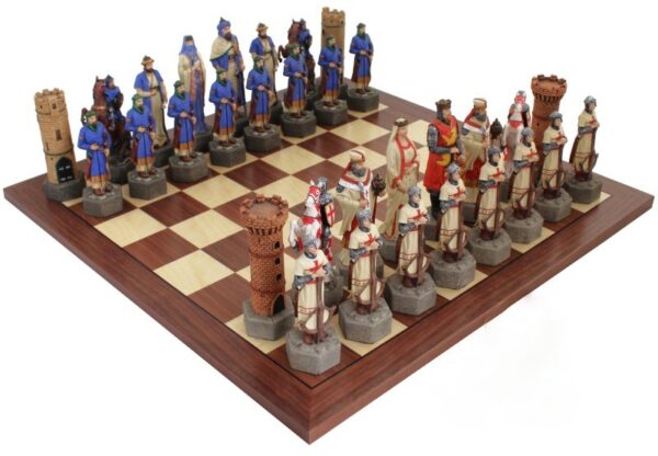 809 Very Large Italian made Chess Board and Chess Pieces