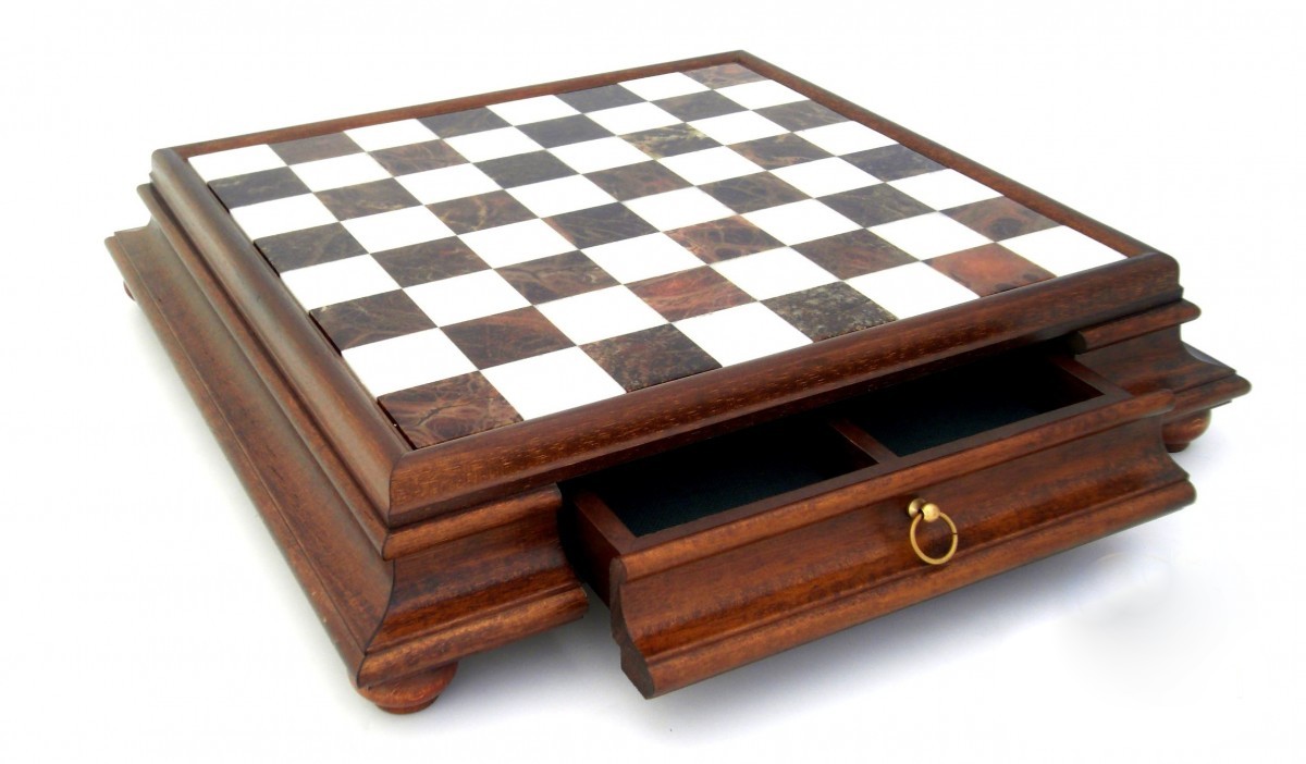 559 Italian Chess Board and Hand Made Pieces - Excellent Quality Staunton - Image 3