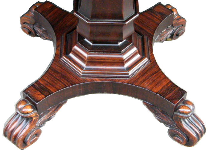 770 Antique English Victorian Rosewood Cardtable - Image 2