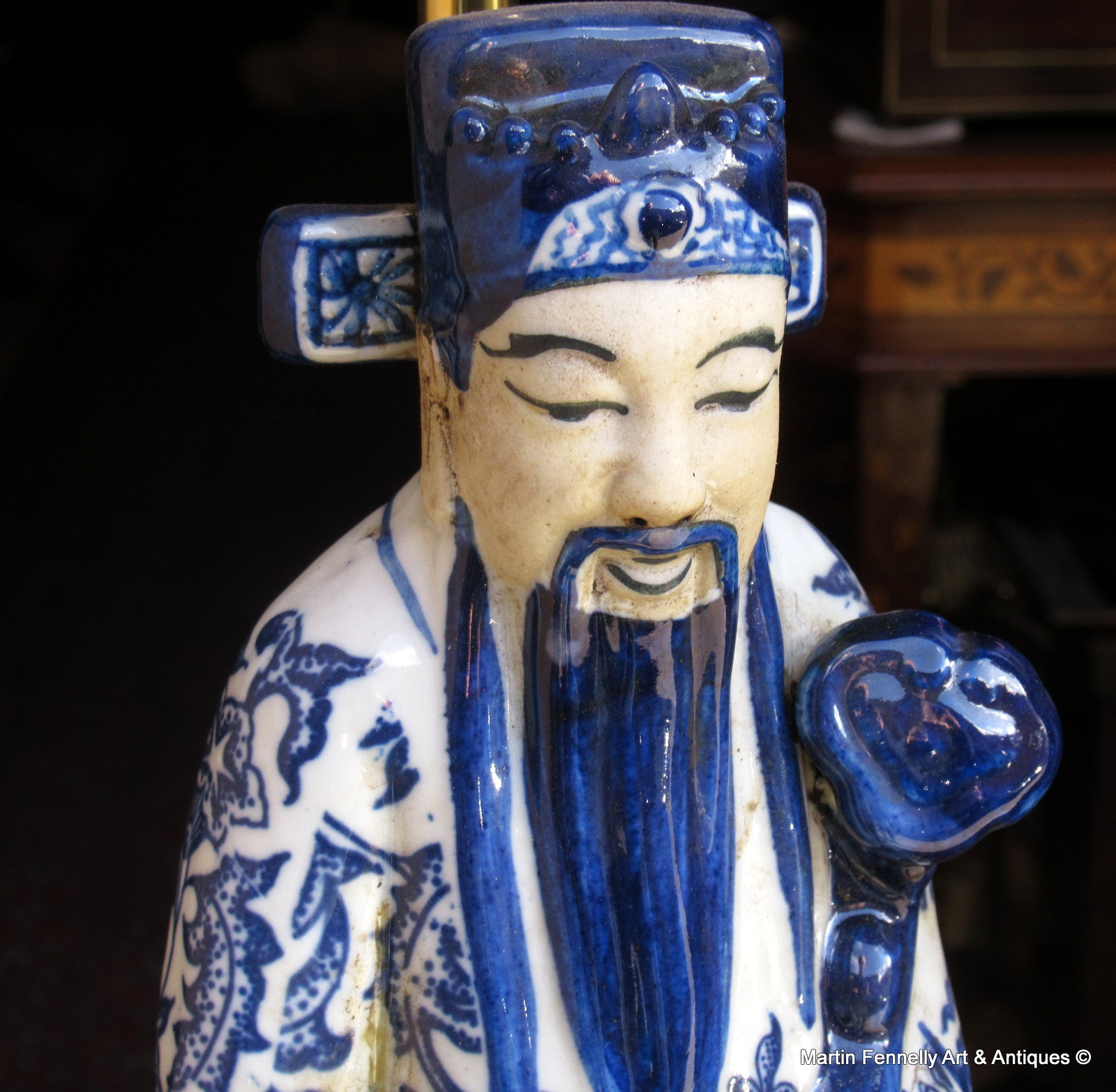 725 Sold Pair of Chinese Lamps - Porcelain - Converted to Electricity - Image 4