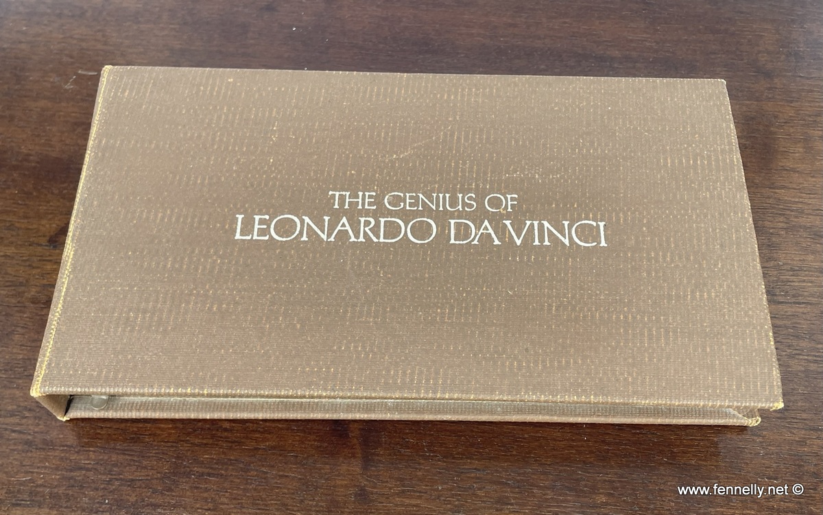 136 Sold 1975 John Pinches Genius of Leonardo da Vinci Silver Proof 50 Medal Set - Image 2