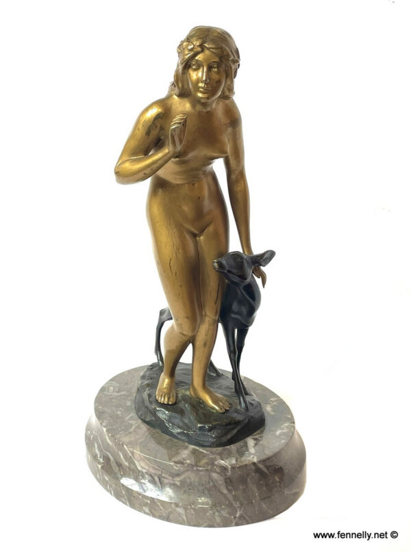 980 Bronze Sculpture - Erich Schmidt-Kestner -1977-1941 - German