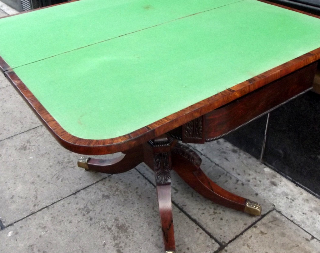 604 Regency Rosewood Games Table - English - Excellent Quality - Image 4