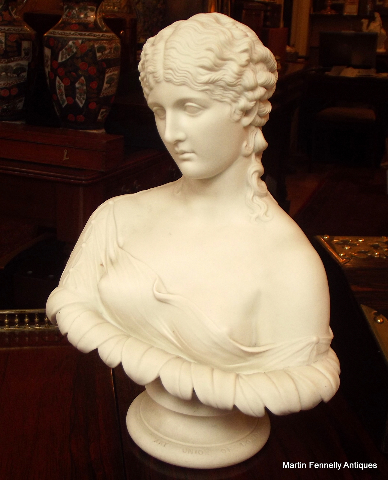 808 Copeland Parian Bust of Clytie - 1868