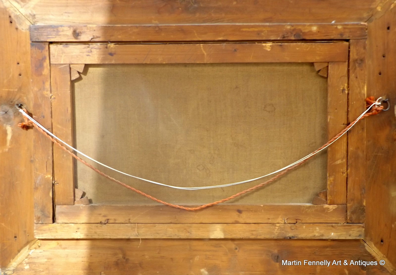 769 Farm Scene - Edgar Hunt School - Circa 1900 - Framed - Image 4