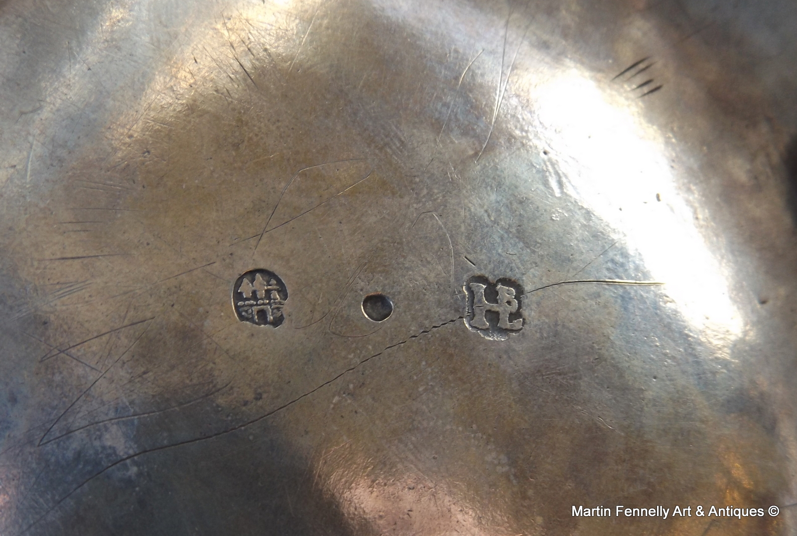 517 Sold German Parcel Gilt Solid Silver Tankard - 1646 - Hermann Labrecht - Image 3