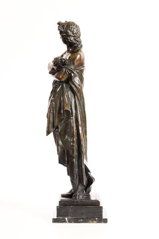 789 Large Bronze of Virgil after Jules Dalou - Early 20th Century - Image 2
