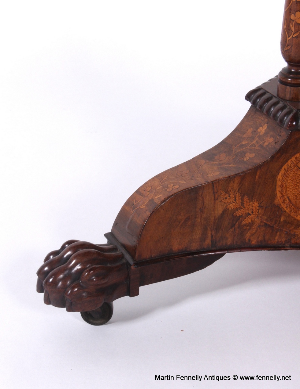 925 Sold Museum Quality Irish Killarney Antique Table Circa 1870 - Image 7