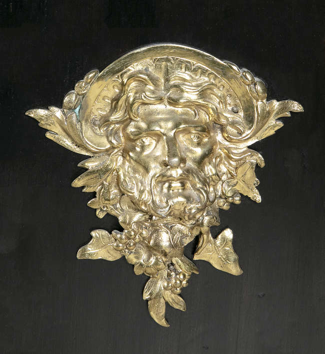 316 Antique Pair French Boulle Marquetry Pier Cabinets 19 Ct - Image 5