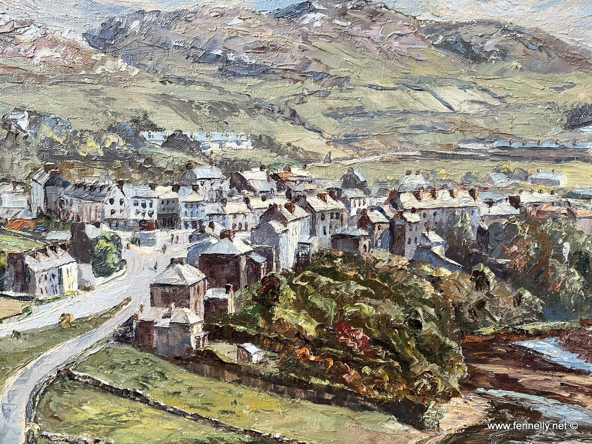 967 Sold Clifden in Galway - Oil on Canvas by Nancy Bailey (1913-2012) - Image 4