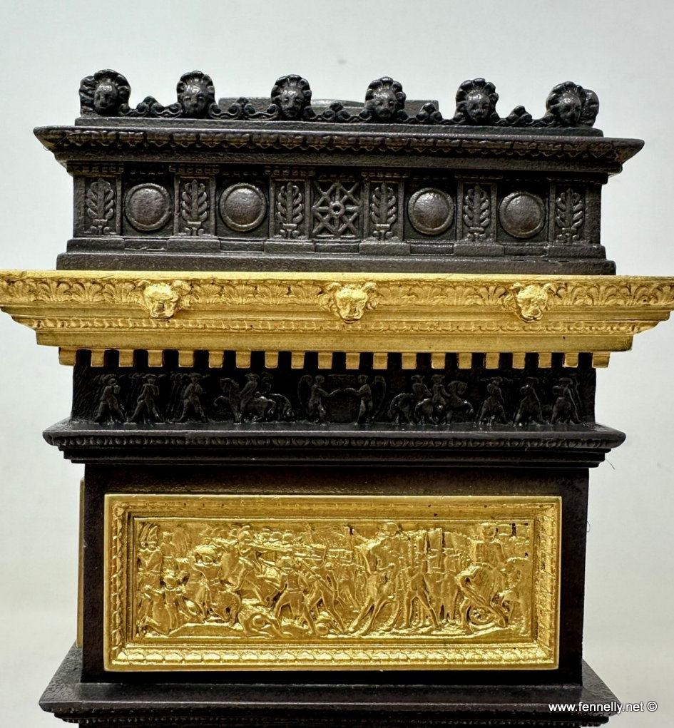 202 Sold Antique Grand Tour French Ormolu Bronze Architectural Model Arc de Triomphe Paris - Image 6