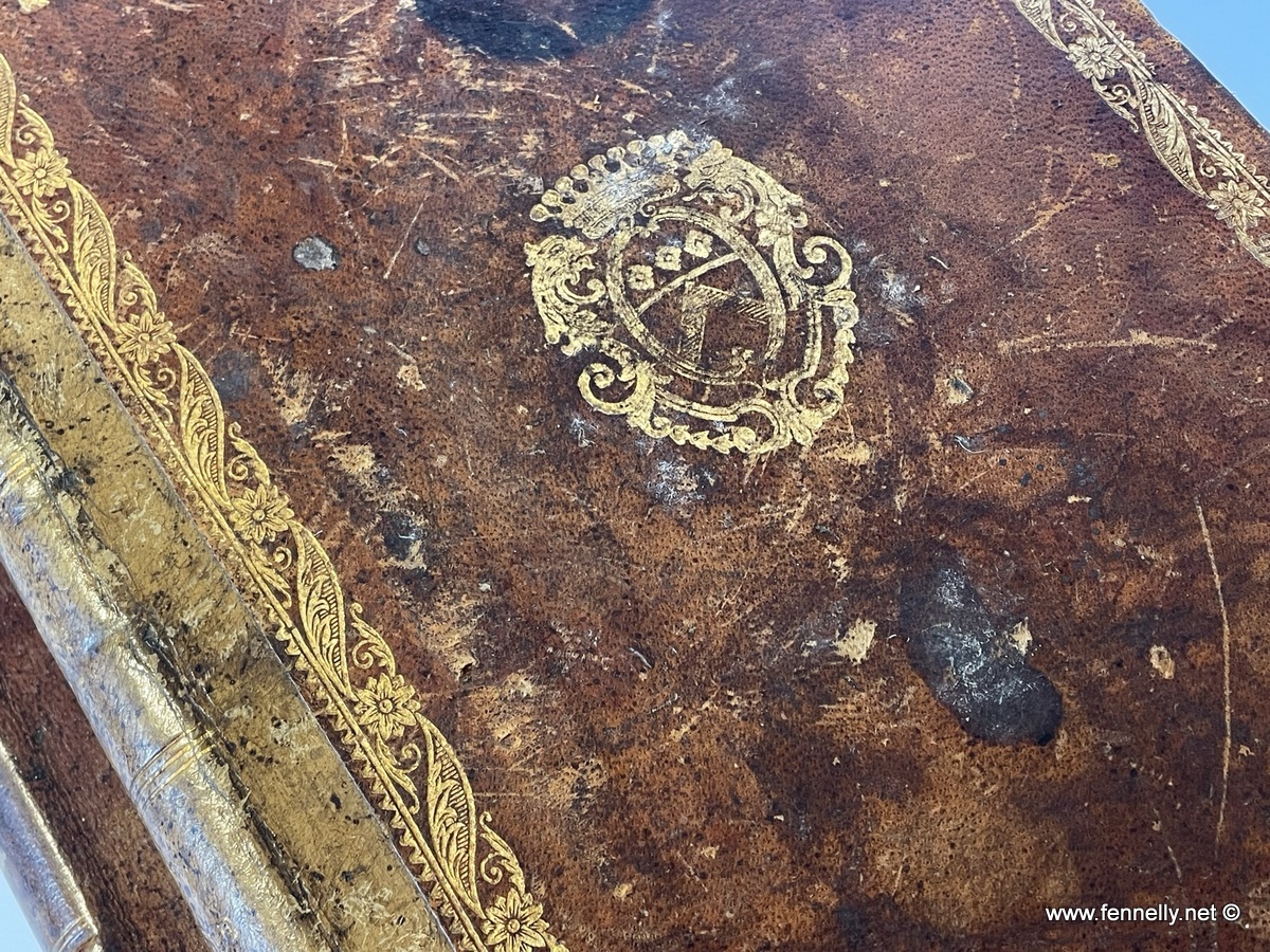 985 Sold Antique French Large Trompe l’Oeil Books Liquor Caddy Tantalus - Image 4