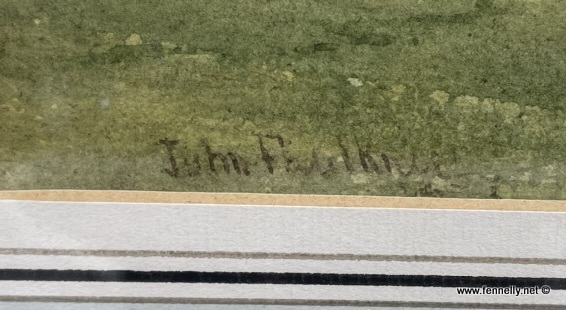 563 Sold John Faulkner 1835-1894 - Lucan View - Framed Watercolour - Image 4