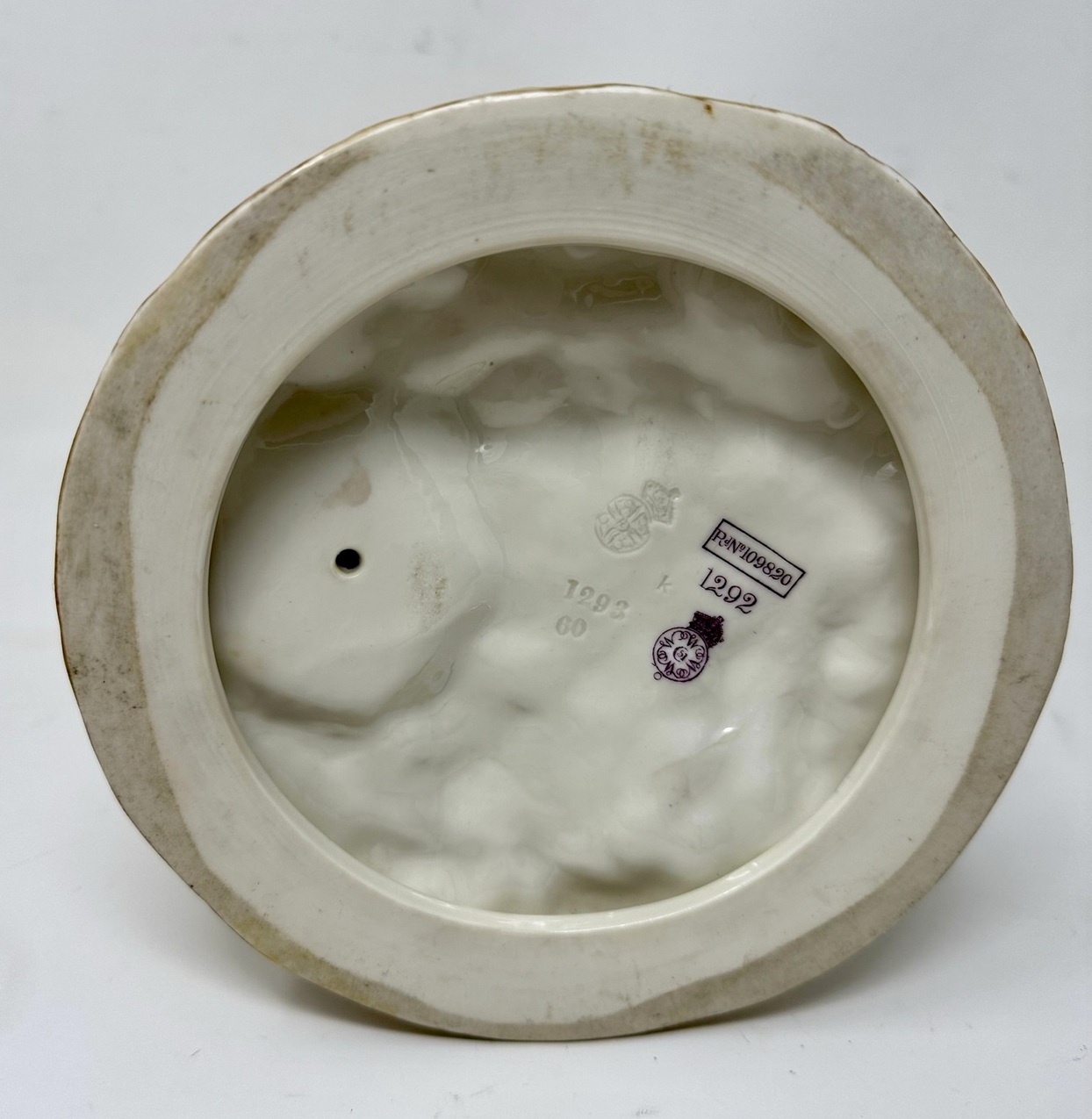 159 Sold Antique Pair English Porcelain Royal Worcester James Hadley Blush Figures 19thCt - Image 7