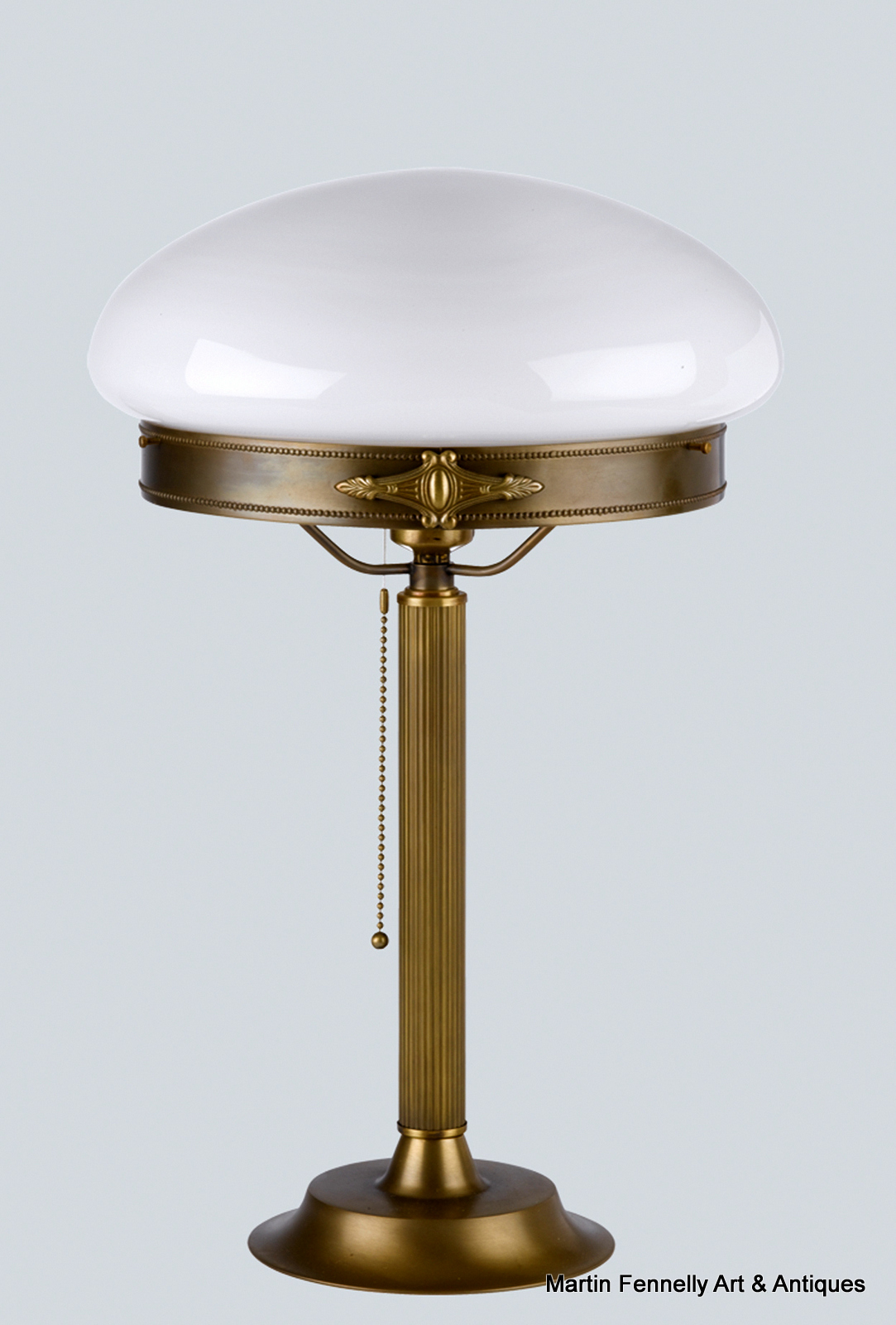 342 Sold Pair Art Nouveau Style - Column Lamps Superb Design - Image 2