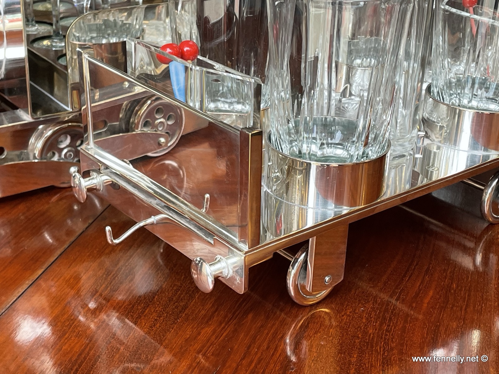 353 Franz Richenberg Berlin DRP - 1905 - Juliet - Cocktail Bar Silver Plated - Image 7