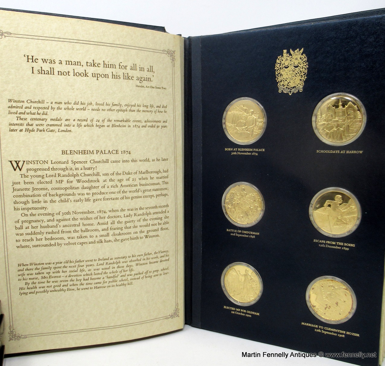 462 Sold Churchill Centenary Medals 1874 - 1974 - John Pinches - Presentation Edition - Image 4