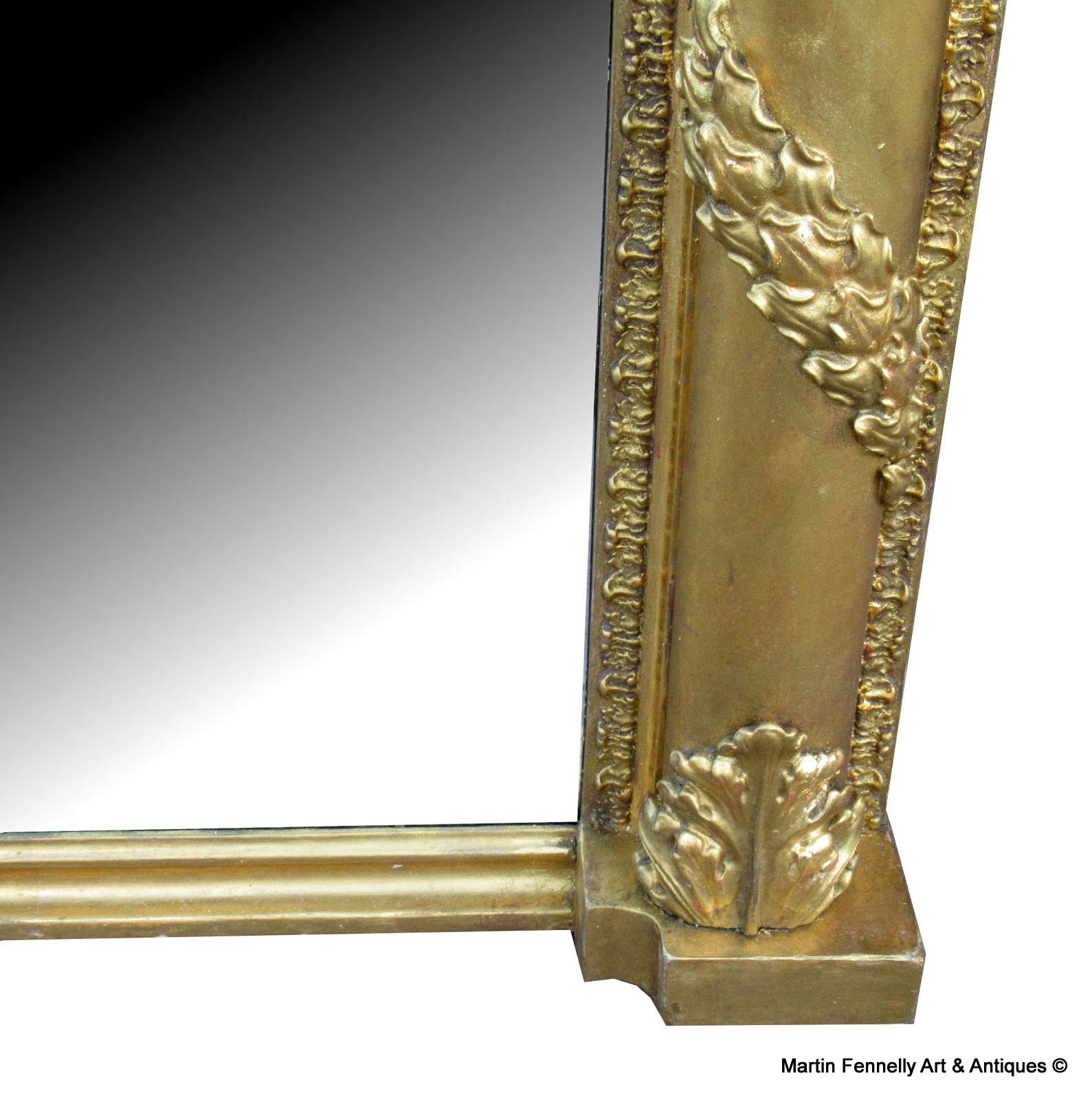 761 Sold Regency English Overmantel Mirror - Circa 1820 - Image 3