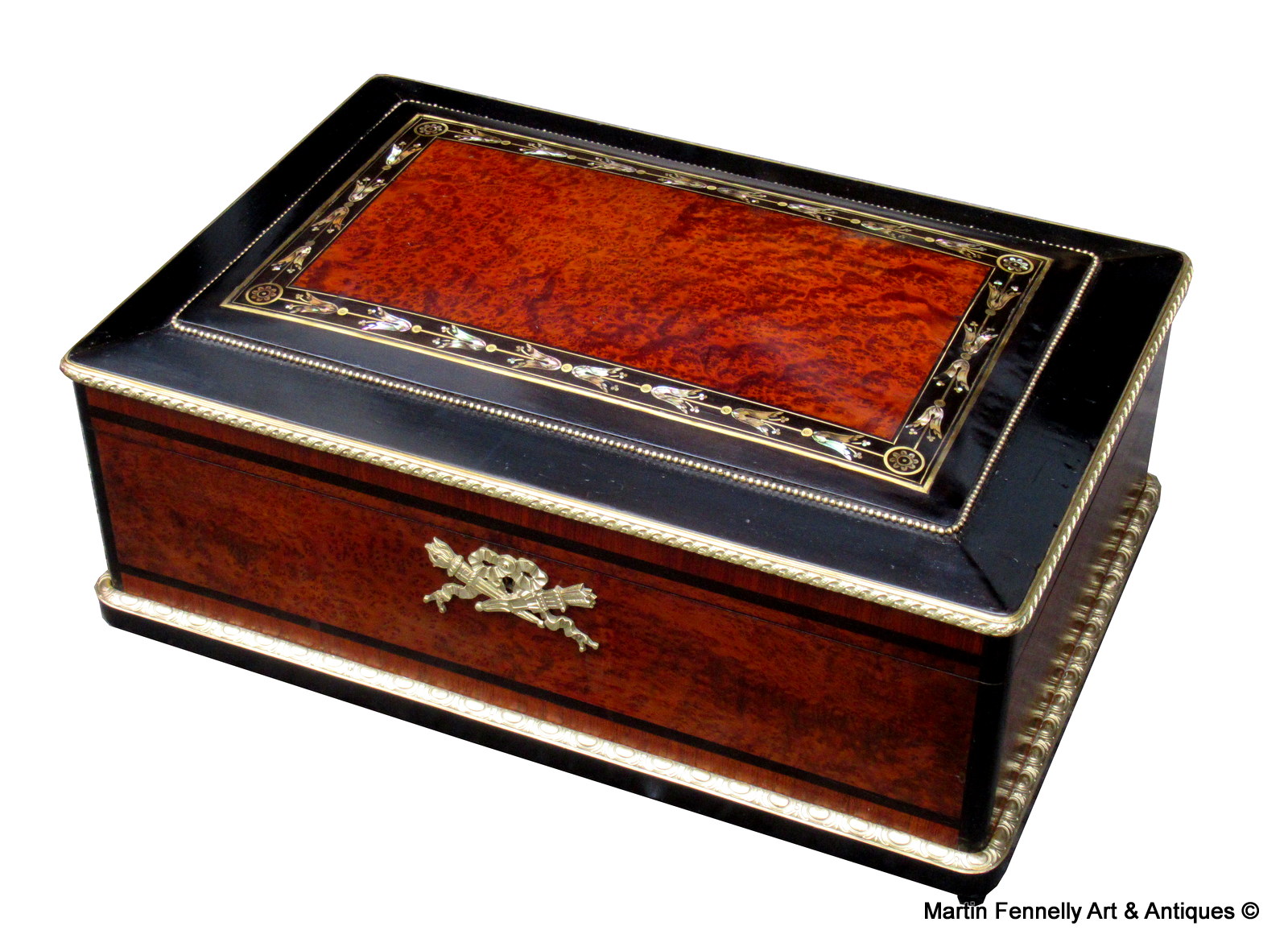 930 Sold French Casket - Circa 1890 - Paris - Stunning Museum Quality Piece - Tahan