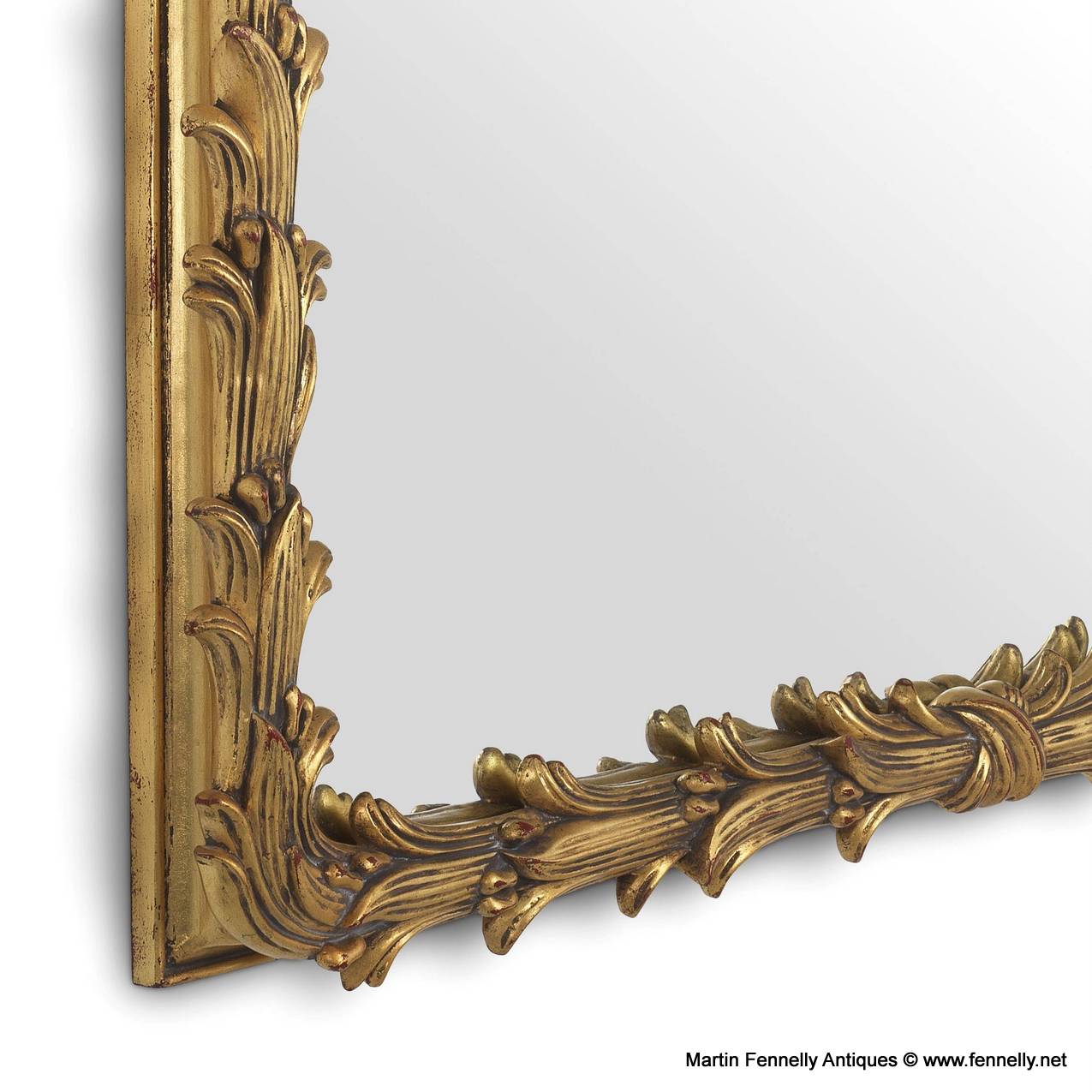 203 Sold Pair of Mirrors finished in Antique Gold - Lovely Size - Image 4