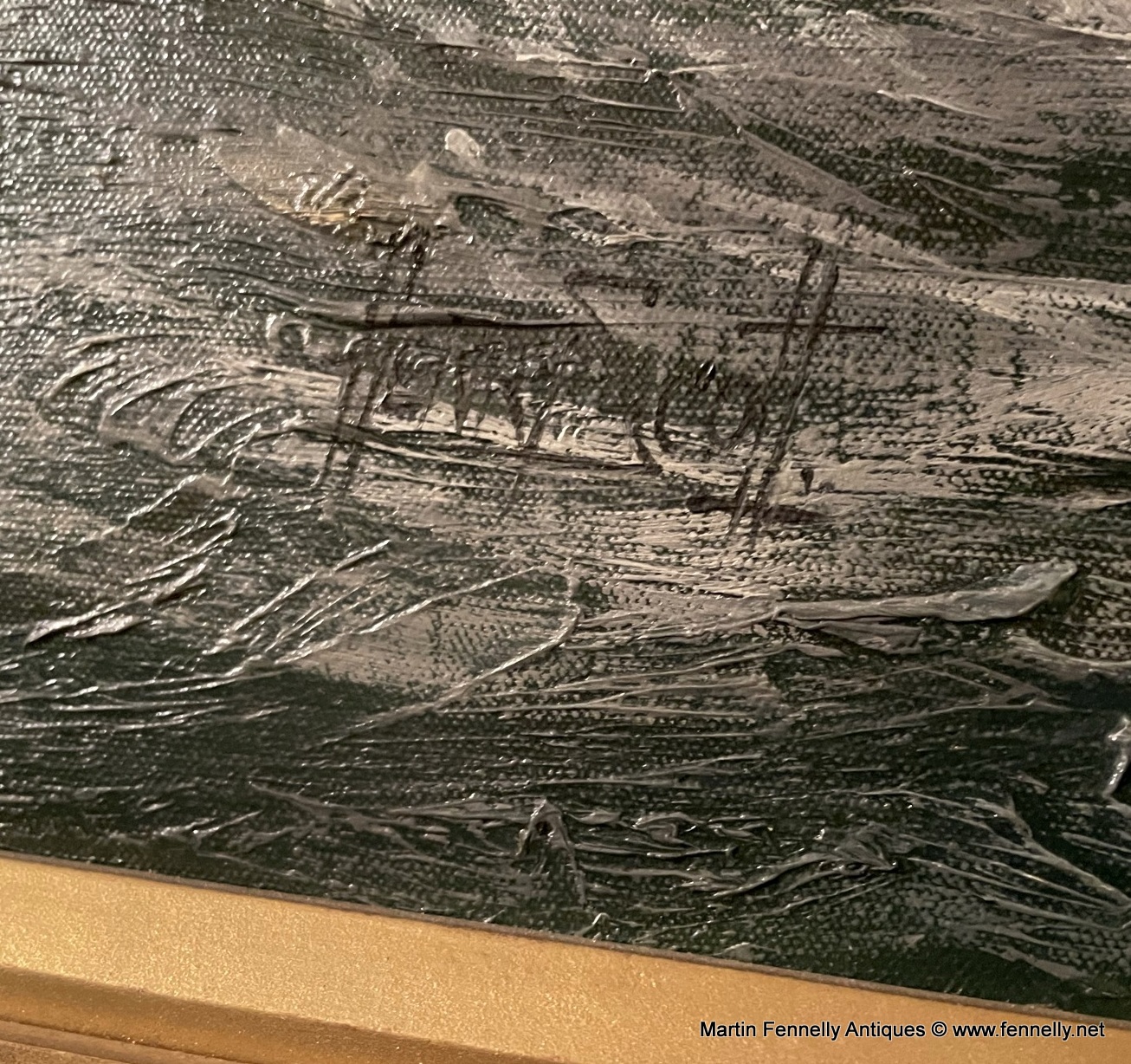 496 The Great American Clipper - Henry Scott 1911-2005 Oil on Canvas - Image 3