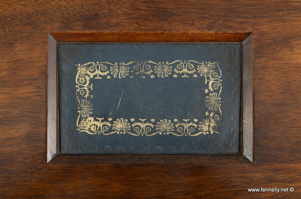 389 Sold Victorian Large Captains Writing Slope - Mahogany - Image 5