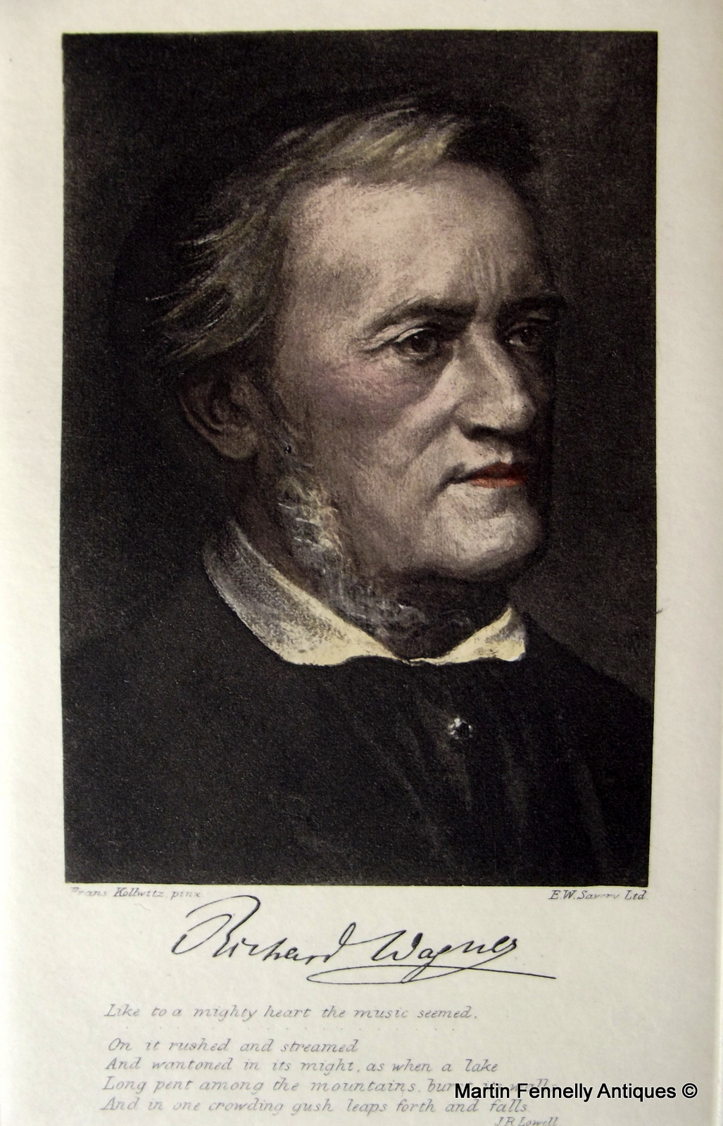 095 Set of 3 Famous Composers , Beethoven, Mozart and Wagner - Image 2