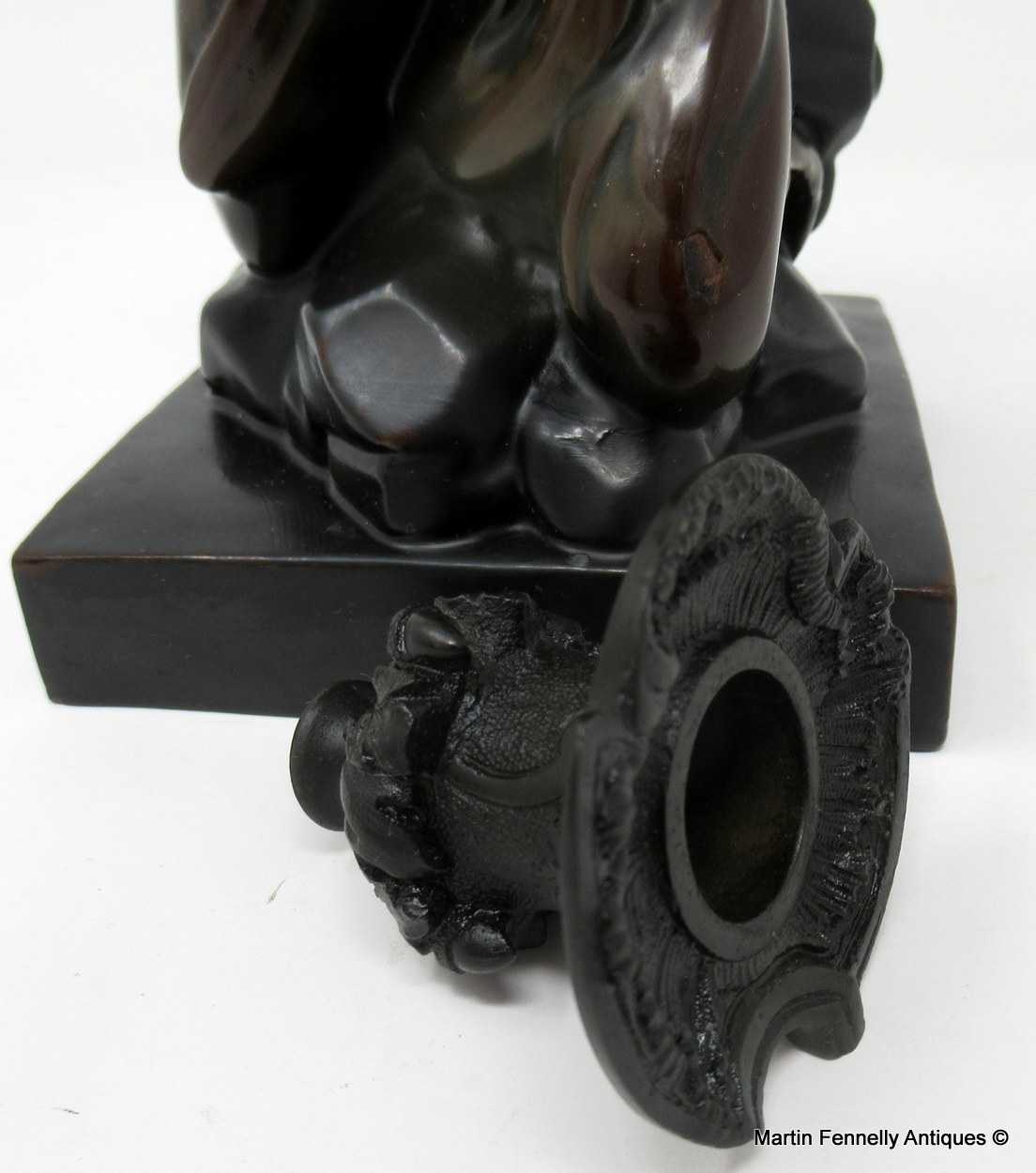 271 Fine Staffordshire Figure of a Triton John Flaxman by Wood Caldwell 1810 - Image 6