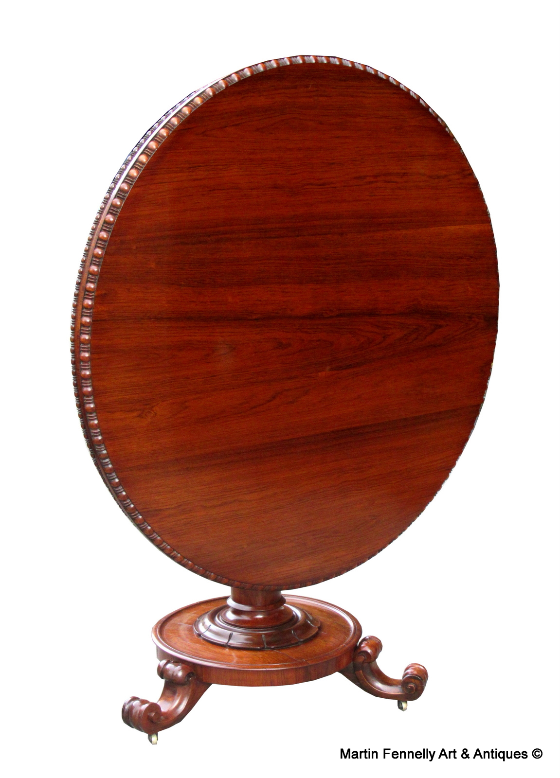 625 Sold William IV Rosewood Centre - Dining table - Circa 1830 - Image 4