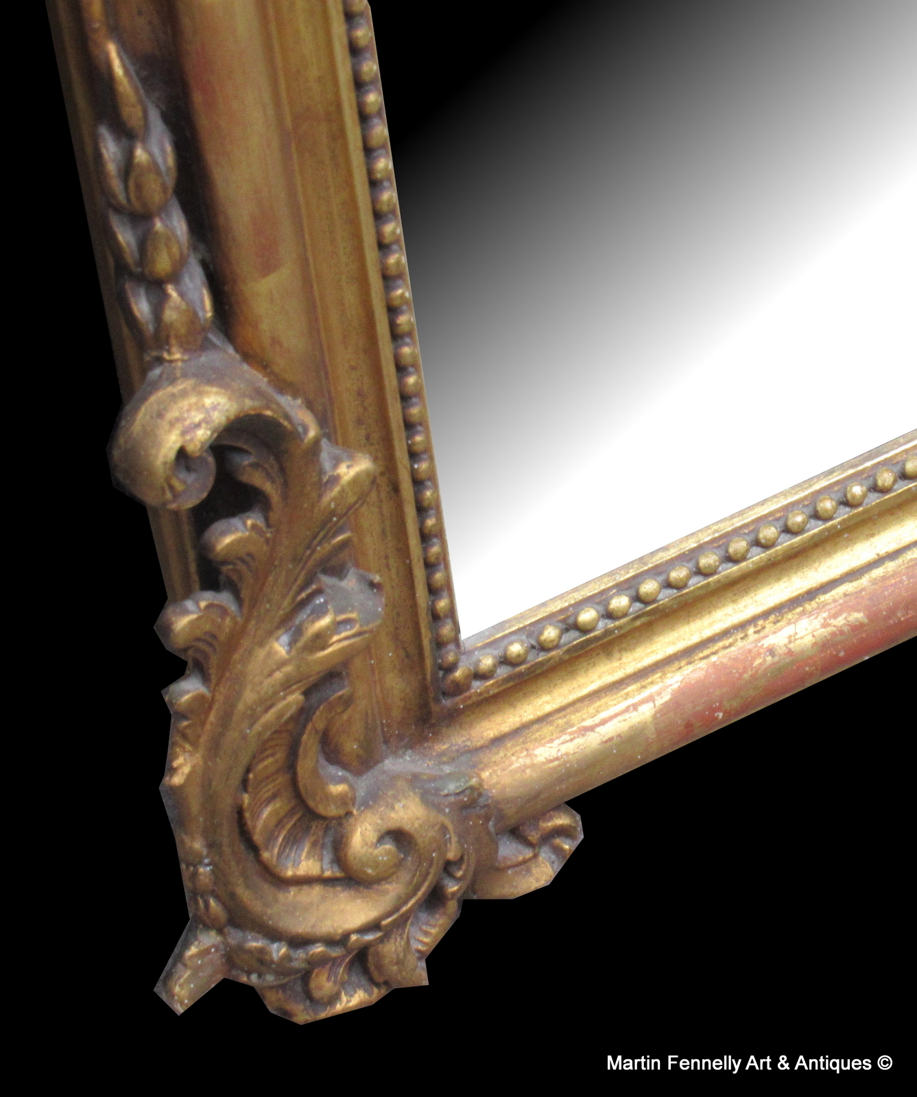 822 Sold Beautiful Large Antique French Mirror Circa 1890 - Excellent Quality - Image 3