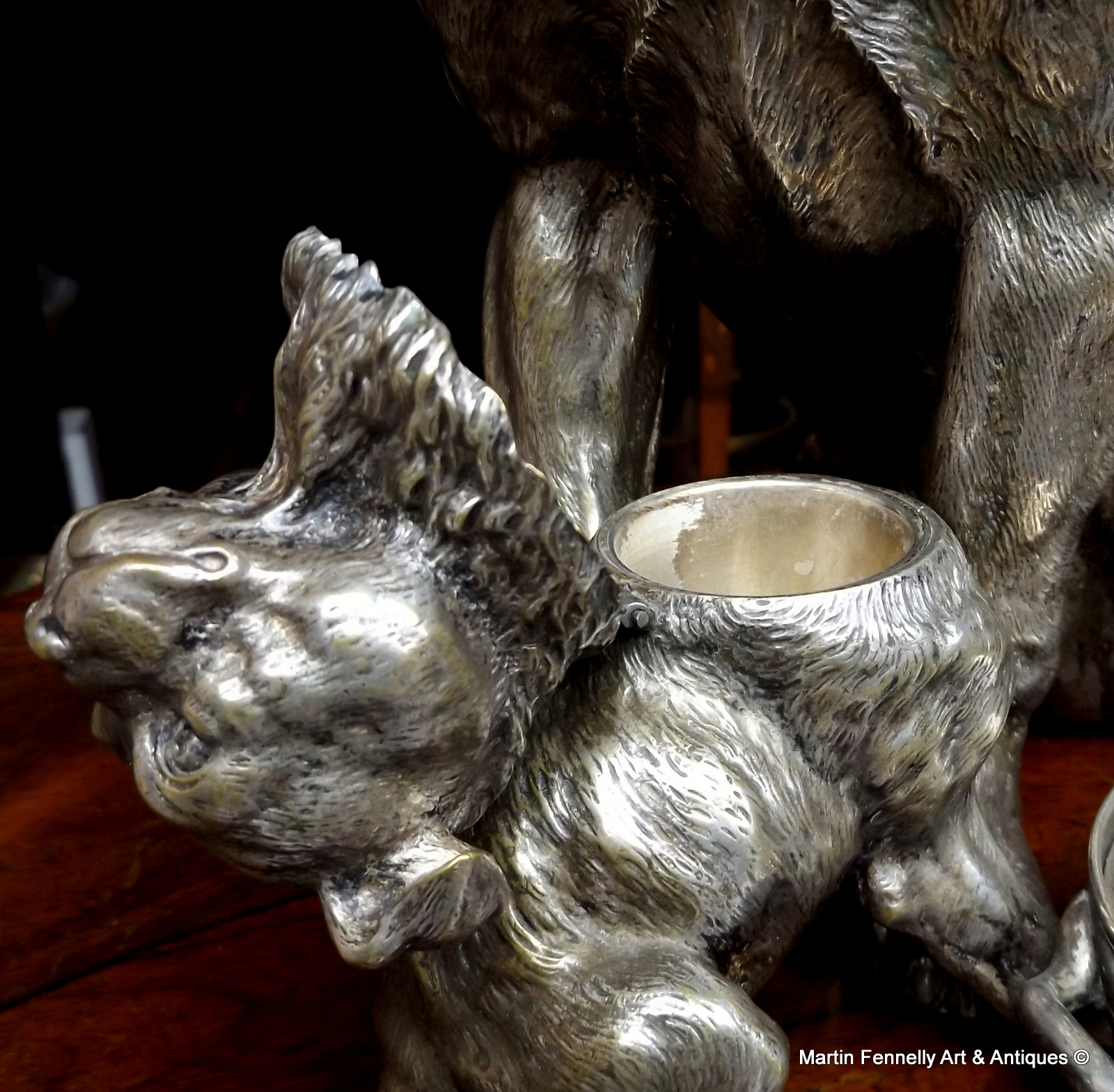 509 Sold Beautiful Bronze of French Bulldog and Pups - Circa 1890 - Humidor - Image 6