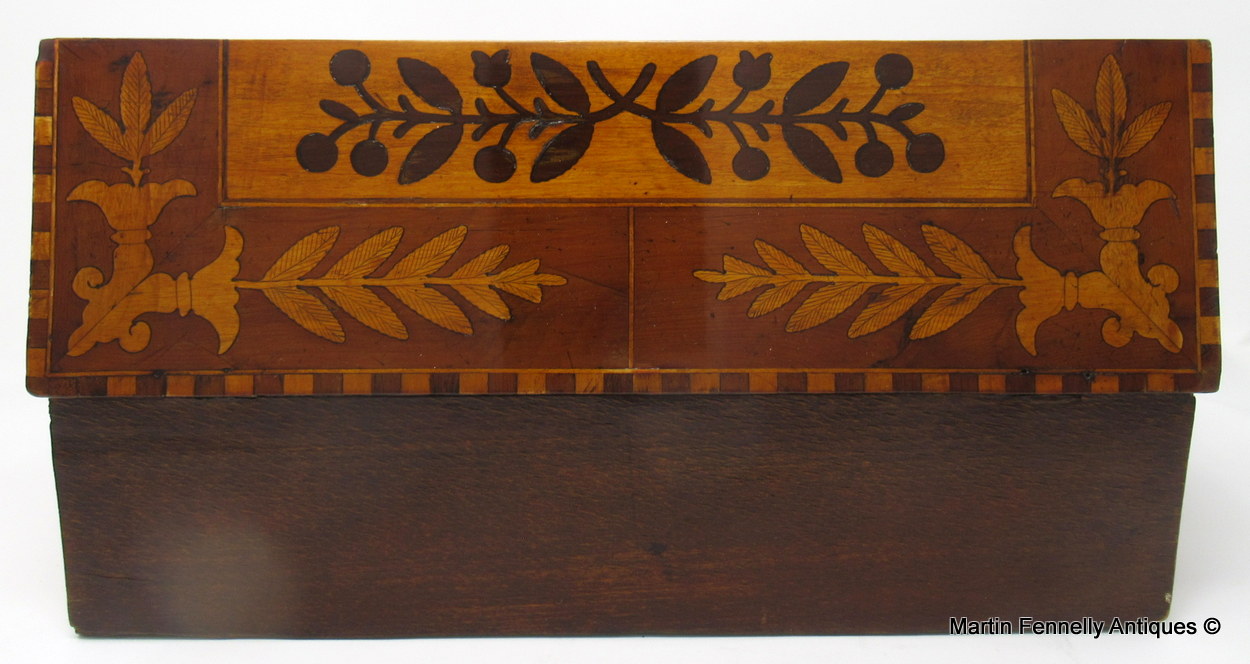 207 Irish Killarney Ware Arbutus Wood Ladies or Gents Travelling Writing Slope 19thCt - Image 5