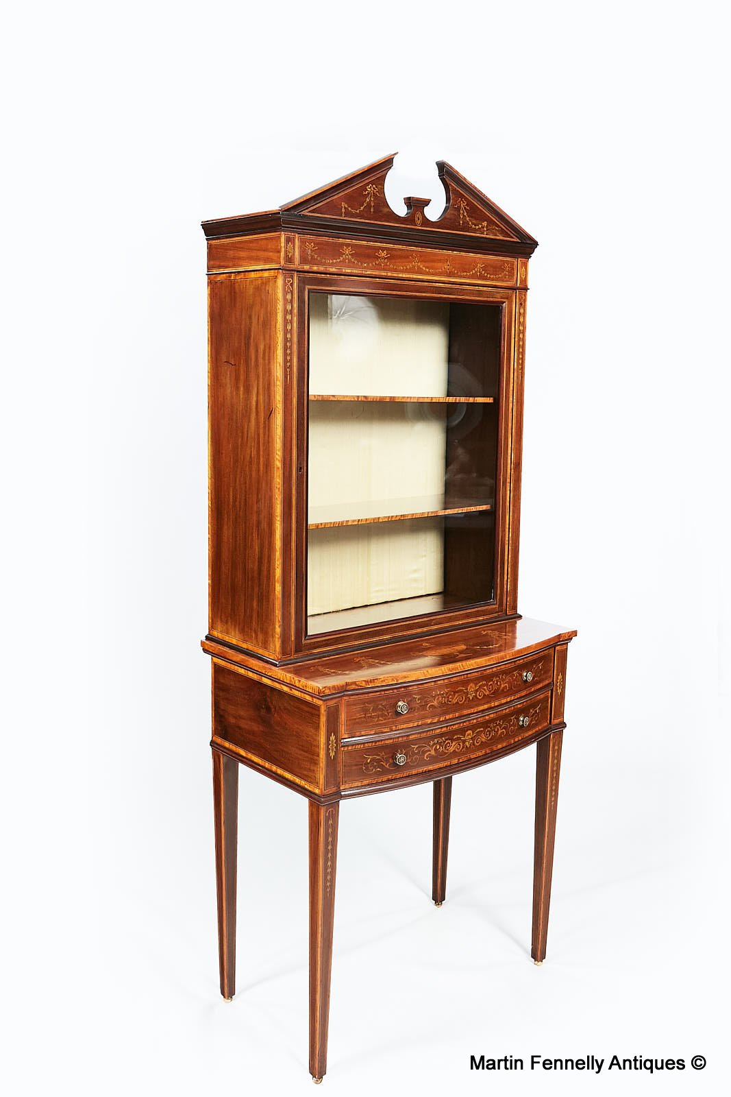641 Sold Superb Pair of Edwardian Display Cabinets - Edwards and Roberts - Circa 1900 - Image 5