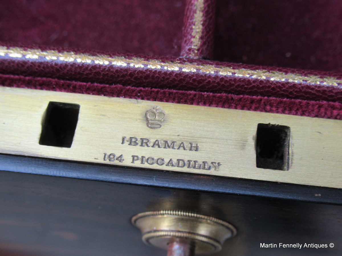 609 Sold Superb English Coromandel Brass Bound Jewellery Box - Circa 1850 - Image 4