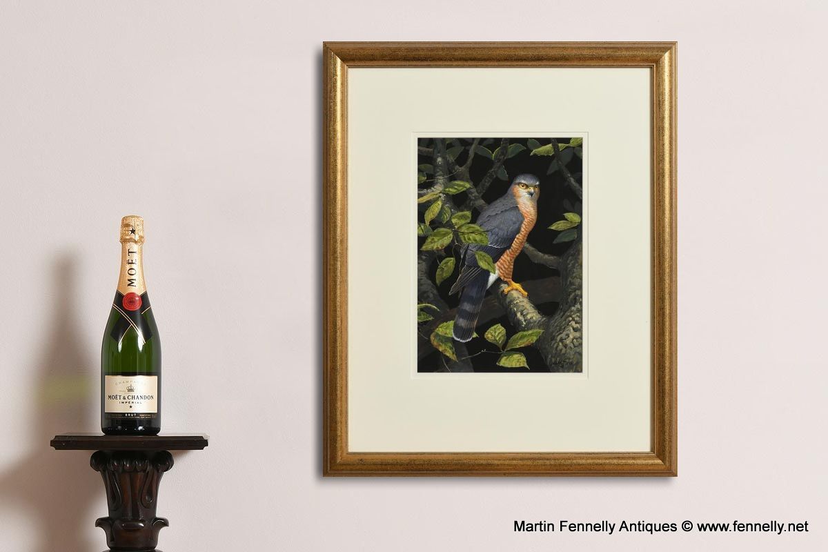 005 Julian Friers - Falcon - Oil on Board - Image 6