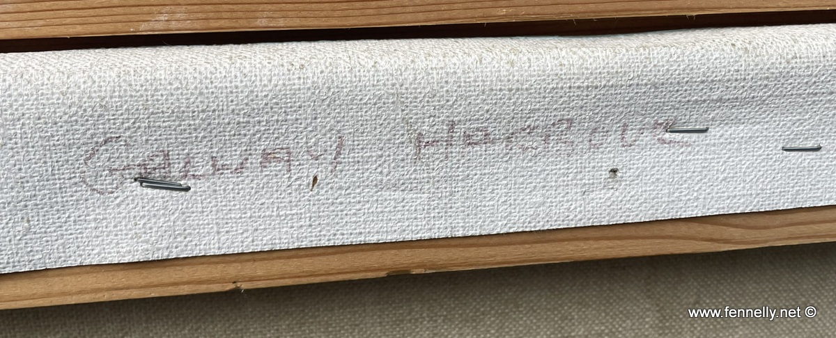 994 Sold Galway Harbour - Oil on Canvas by Nancy Bailey (1913-2012) - Image 5