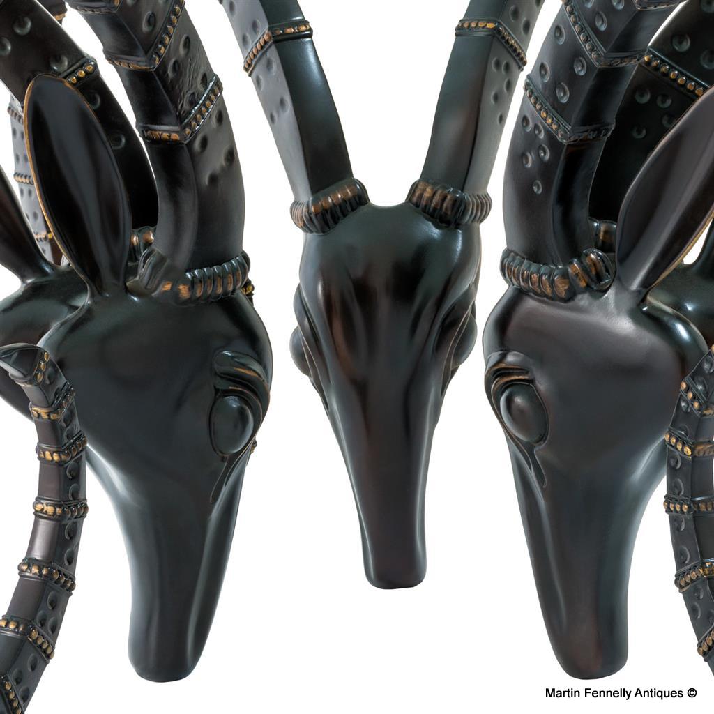 M021 Sold The Ibex Coffee Table - After Alaine Chervet - Bevelled Clear Glass - Mid Century - Modern - Image 4