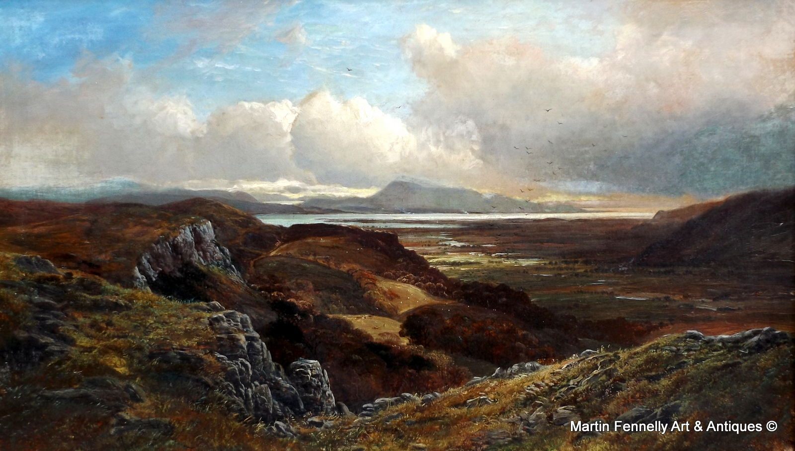 658 Sold Clarence Roe 1850-1909 - Oil on Canvas - 1885