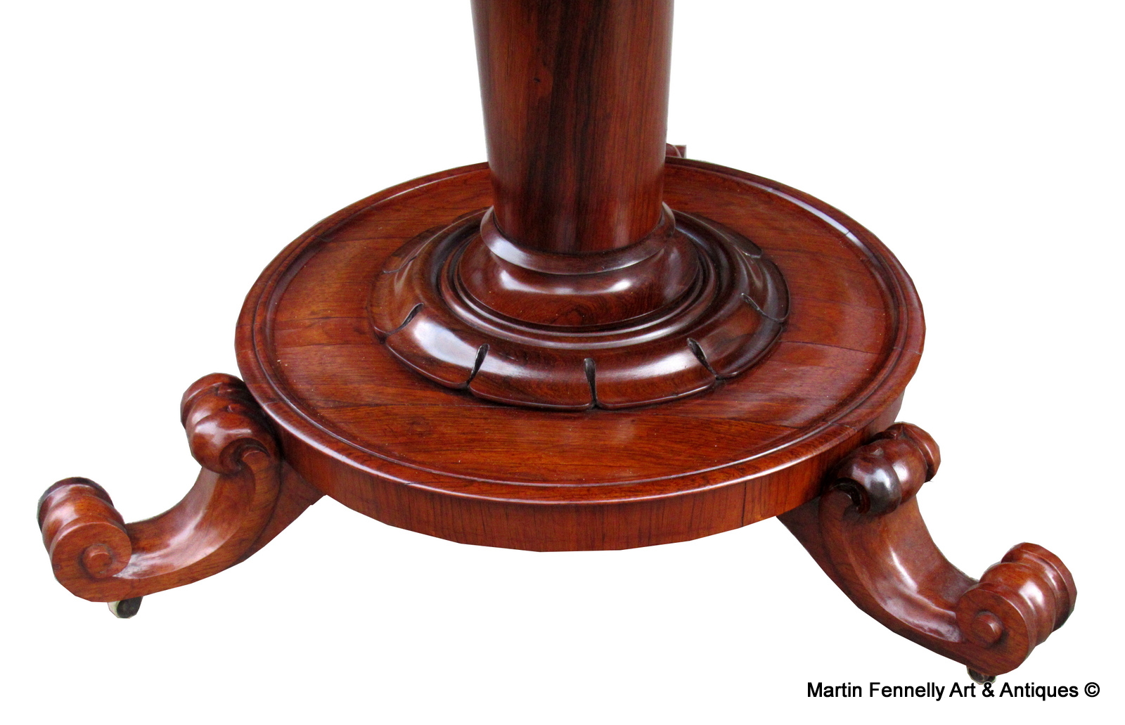 625 Sold William IV Rosewood Centre - Dining table - Circa 1830 - Image 2